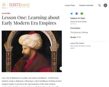 Lesson One: Learning about Early Modern Era Empires