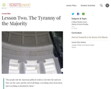 Lesson Two. The Tyranny of the Majority