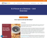 8.3 Forces at a Distance - Unit Overview