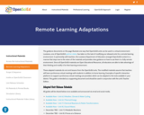Remote Learning Adaptations - OpenSciEd Middle School Science