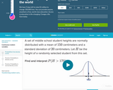 Probabilities from density curves