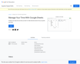 Manage Your Time With Google Sheets
