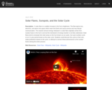 Solar Flares, Sunspots, and the Solar Cycle - HS-ESS1-1