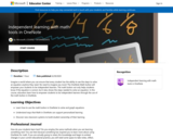 Microsoft OneNote - Independent learning with math tools in OneNote