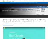 Microsoft Word - Use Dictate in the Classroom