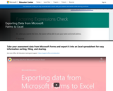Microsoft Excel - Exporting Data from Microsoft Forms to Excel