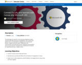 Connect Faculty and learners with Canvas and Microsoft 365
