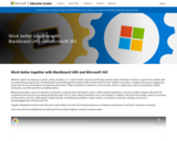 Work better together with Blackboard LMS and Microsoft 365