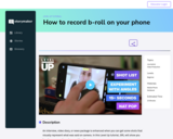 How to record b-roll on your phone