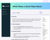 What Makes a Good Video Story?