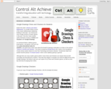 Google Drawings Chess and Checkers for Students
