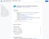 Feedback Tools for Google Docs