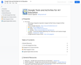 Google Tools for Art Education