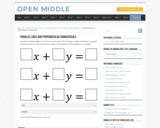 Parallel Line and Perpendicular Transversals