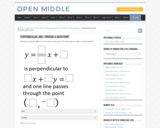 Perpendicular Lines Through a Given Point