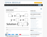 Systems of Equations #3