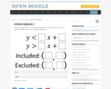 Systems of Inequalities #1