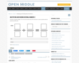 Open Middle Task: Multiplying and Dividing Rational Numbers #2