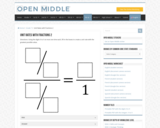 Open Middle Task: Unit Rates with Fractions #2