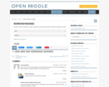 Open Middle Task: Interpreting Percentages