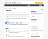 Open Middle Task: Minimize Slope