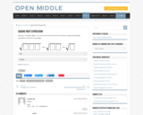 Open Middle Task: Square Root Expression