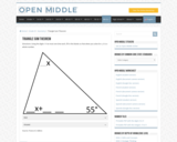 Open Middle Task: Triangle Sum Theorem