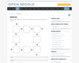 Open Middle Task: Window Sum