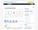 Open Middle Task: Adding Two-Digit Numbers (Elementary)