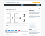 Open Middle Task: Dividing Fractions to Make 2/3
