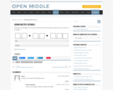 Open Middle Task: Adding Multi - Decimals