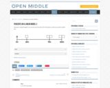 Open Middle Task: Percents on a Linear Model 3