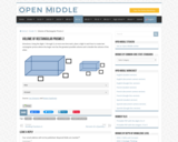 Open Middle Task: Volume of Rectangular Prism - 2