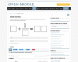 Open Middle Task: Dividing Fractions - 4