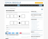 Open Middle Task: Multiplication Decisions