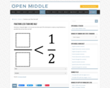 Open Middle Task: Fractions Less Than One Half