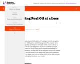 Selling Fuel Oil at a Loss Mathematics Task