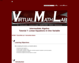 Linear Equations in One Variable