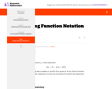 Using Function Notation II