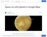 Planets in Google Maps