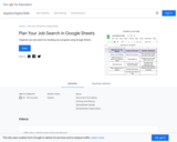Plan Your Job Search in Google Sheets
