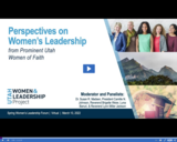 UWLP: Perspectives on Women’s Leadership from Prominent Utah Women of Faith