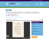 The Constitution in Action: Article I (Lab Team 1)