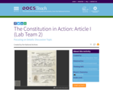 The Constitution in Action: Article I (Lab Team 2)