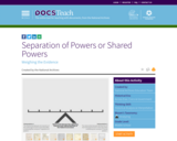 Separation of Powers or Shared Powers: Weighing the Evidence