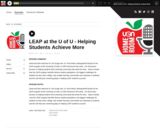 LEAP at the U of U - Helping Students Achieve More (UEN Homeroom S3Ep21)