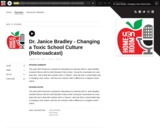 Dr. Janice Bradley - Changing a Toxic School Culture (Rebroadcast) (UEN Homeroom S3Ep14)