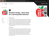 Rushton Hurley - Next Vista for Learning (Rebroadcast) (UEN Homeroom S3Ep12)