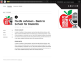 Nicole Johnson - Back to School for Students (UEN Homeroom S2Ep41)