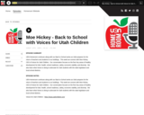 Moe Hickey - Back to School with Voices for Utah Children (UEN Homeroom S2Ep40)